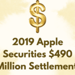 2019 Apple Securities $490 million settlement