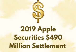 2019 Apple Securities $490 million settlement